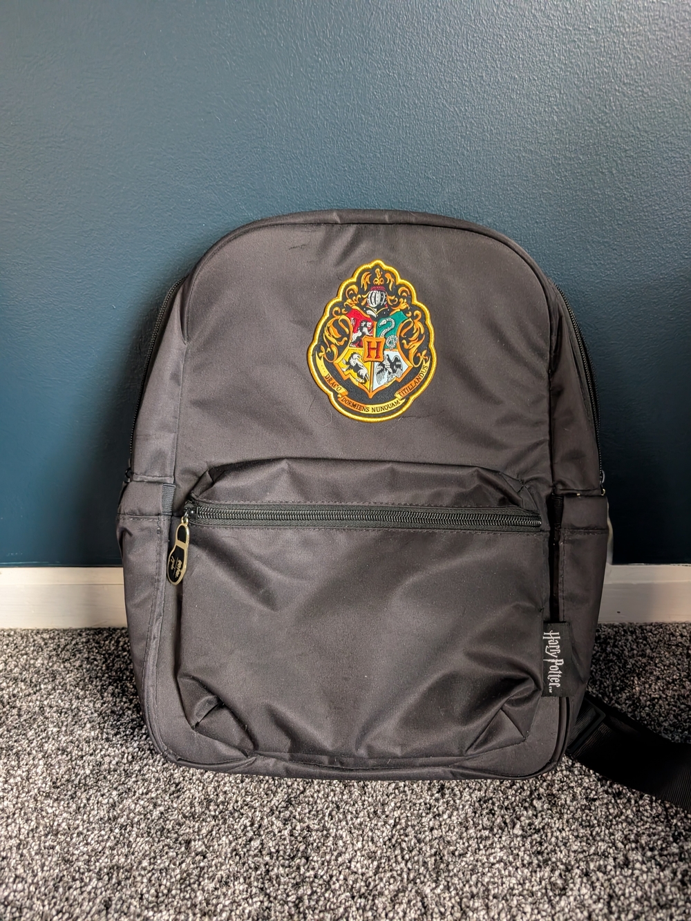 Ju-Ju-Be Harry Potter Black Backpack with Yellow Crest Patch